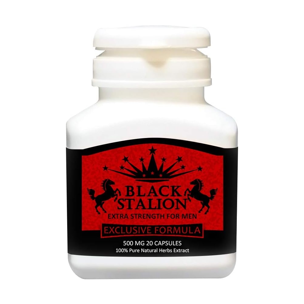 Toptan Black stallion extra strength for men Kapsül